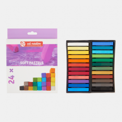 Soft Pasteles Cuadrados - 24 Colores