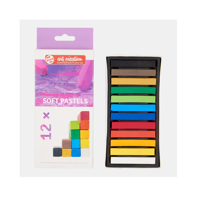 Soft Pastels Quadrats - 12 Colors