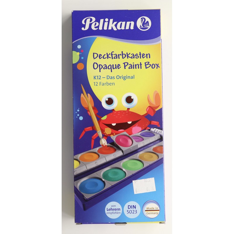 Caixa Aquarel·les Pelikan - 12 Colors
