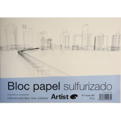 Bloc Paper Sulfuritzat - A3