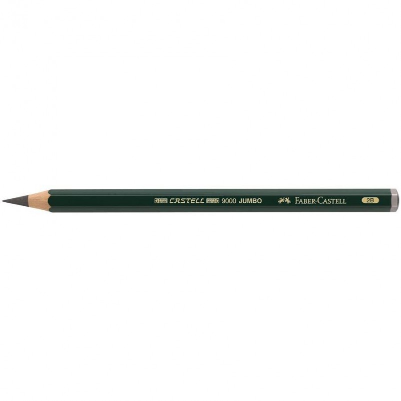 Lápiz Castell 9000 Jumbo Faber 2B