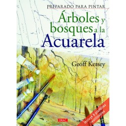 Preparado Para Pintar - Árboles Y Bosques Acuarela