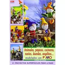 Serie Fimo - Animales, Payasos, Cocineros