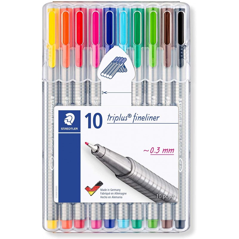 Caja Rotuladores Triplus Staedtler