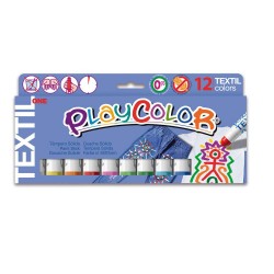 Témpera Sólida Playcolor - Textil 12