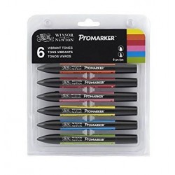 Set Promarker Vibrant Tones Letraset