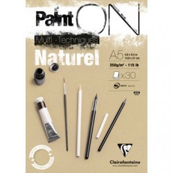 Bloc Clairefontaine Paint'On Natural 250g A5 Casa Piera Barcelona