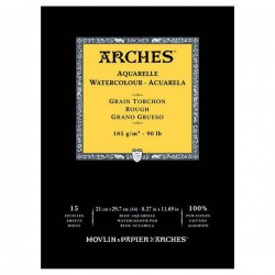 Bloc Acuarela Arches 185gr 15 hojas