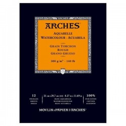 Bloc Acuarela Arches 300gr 12 hojas