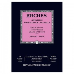 Bloc Acuarela Arches 300gr 12 hojas