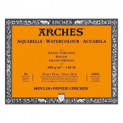 Bloc Acuarela Arches 300gr 4 Lados