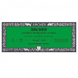 Bloc Acuarela Arches 300gr 4 Lados