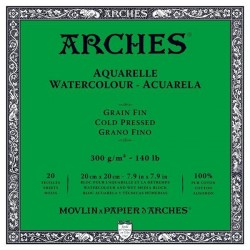 Bloc Acuarela Arches 300gr 4 Lados