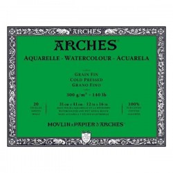 Bloc Acuarela Arches 300gr 4 Lados