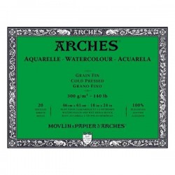 Bloc Acuarela Arches 300gr 4 Lados