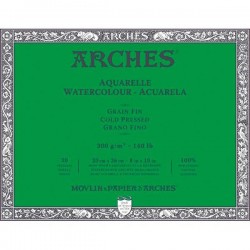 Bloc Acuarela Arches 300gr 4 Lados