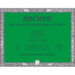 Bloc Acuarela Arches 300gr 4 Lados