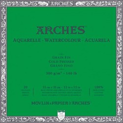 Bloc Acuarela Arches 300gr 4 Lados