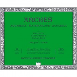 Bloc Acuarela Arches 300gr 4 Lados