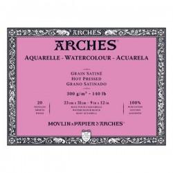 Bloc Acuarela Arches 300gr 4 Lados