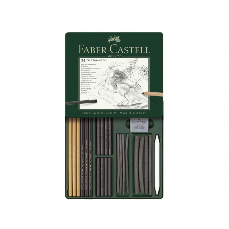 Set Pitt Charcoal Faber