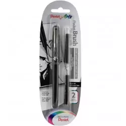 Brush Pen Pentel + 2 Cartuchos