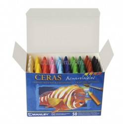 Caja Ceras Acuarelables Manley