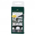 Set 6 Rotuladores Pitt Brush Faber