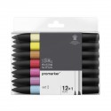 Set 12+1 Promarker Winsor&Newton a doppia punta