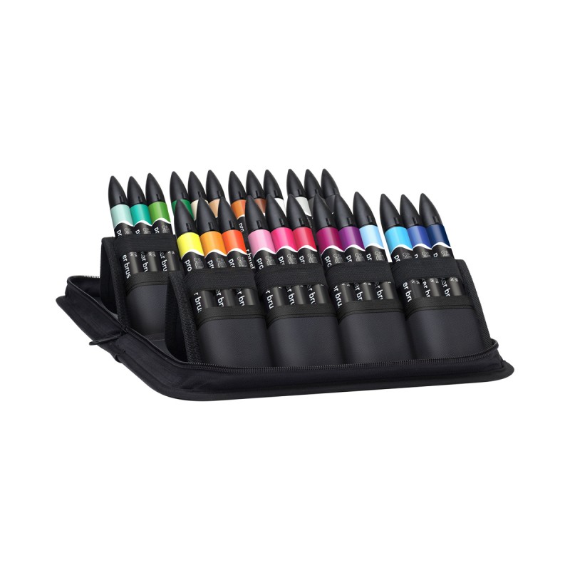 Set Promarker Brush Zip Wallet W&N