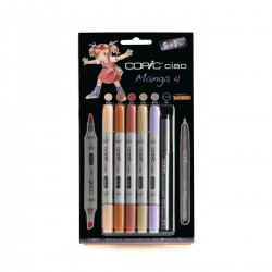 Set Manga 4 Copic Ciao 5+1 - Casa Piera