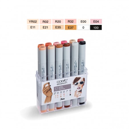 60 Colores Art Markers Rotulador permanente Marcador con doble punta para dibujar bocetos Manga Sketch Pen para niños Sketch Marker Set 