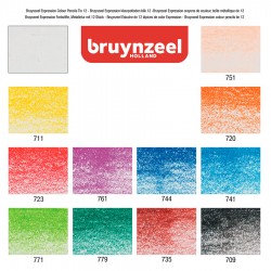 Set 12 Lápices Acuarelables Expression Bruynzeel - Casa Piera