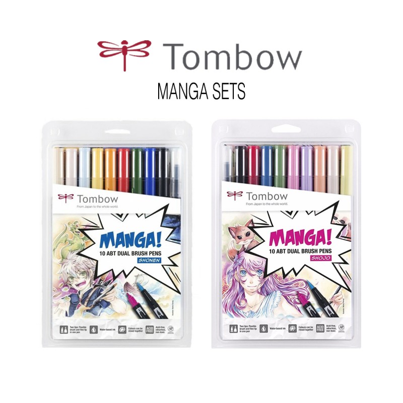 Set Manga ABT Dual Brush Tombow