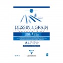 Blocco da disegno Dessin à Grain Clairefontaine 125g e 180g