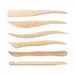 Set Herramientas Madera Modelar 6 Piezas Talens - Casa Piera