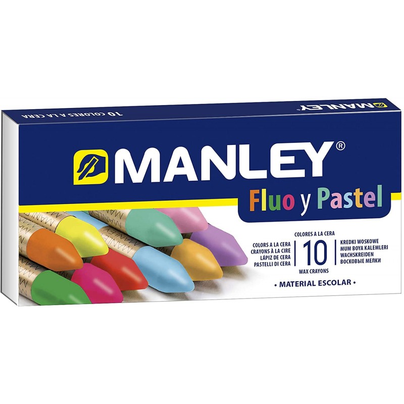 Caja Ceras Manley Fluo-Pastel