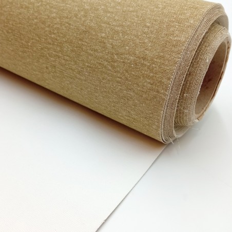 Lienzo De Lino Natural Sin Imprimación - Rollo 69 Pulgadas X 4 Yardas, Tela Lisa Para Pintura Al óleo O Acrílico