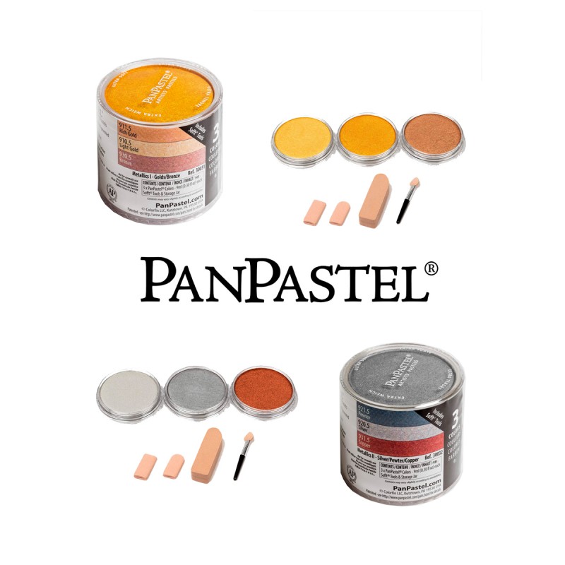 Set 3 PanPastel Metàl·lics - Casa Piera
