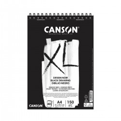 Bloc XL A4 Dessin Noir Canson Con Espiral Casa Piera Barcelona