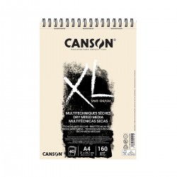 Canson XL Multi-Technique Dry Pads (colore sabbia) con spirale