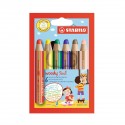 Set di matite Woody Stabilo 3 in 1