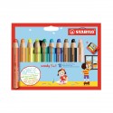 Set di matite Woody Stabilo 3 in 1