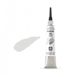 Gutta Contour Seda 20ml Vallejo Plata - Casa Piera Barcelona