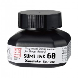 Tinta Sumi Ink Negro Intenso