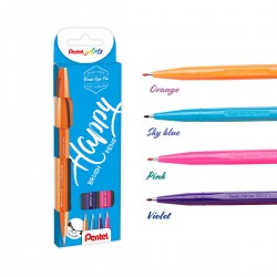 Set 4 Rotuladores Pentel Brush Pen SES15