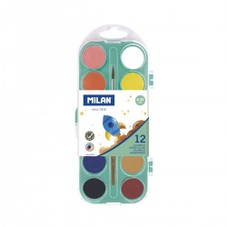 Estuche Acuarelas Con Pincel Milan