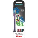 Pentel Dual Metallic 4COL Set di penne a sfera Pentel Dual Metallic