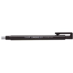 Portagomas Mono Zero Tombow Negro Rectangular