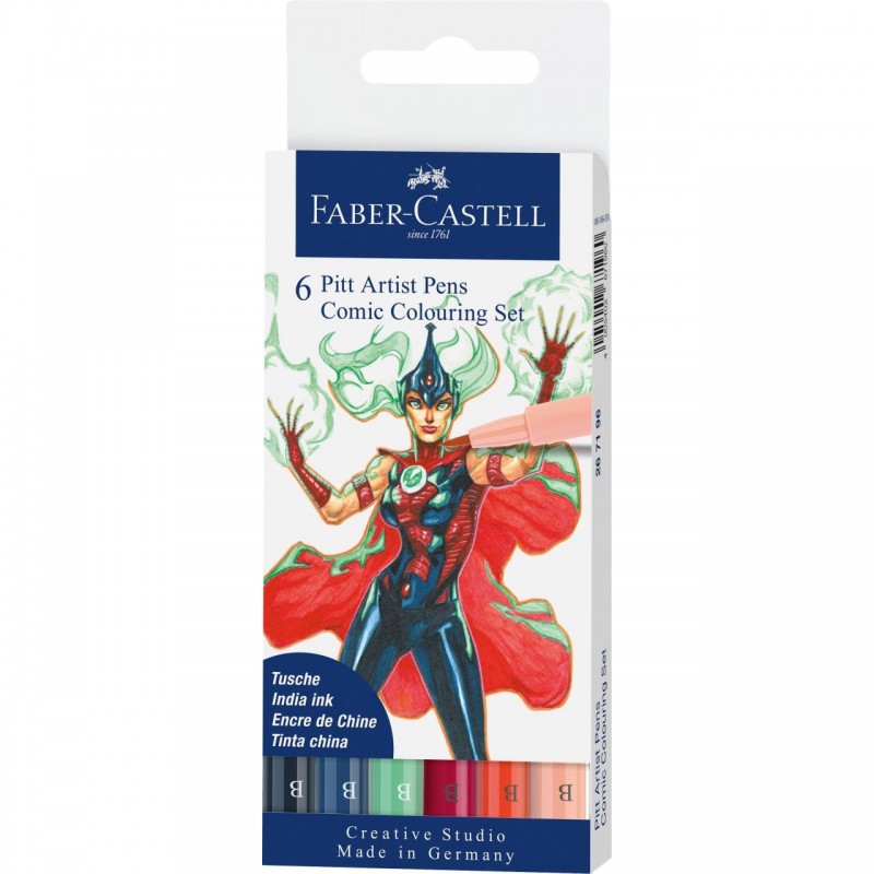 Set Rotuladores Faber Castell Comic Colouring Casa Piera Barcelona